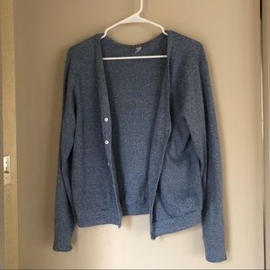 American Apparel Heather Light-blue Cardigan
